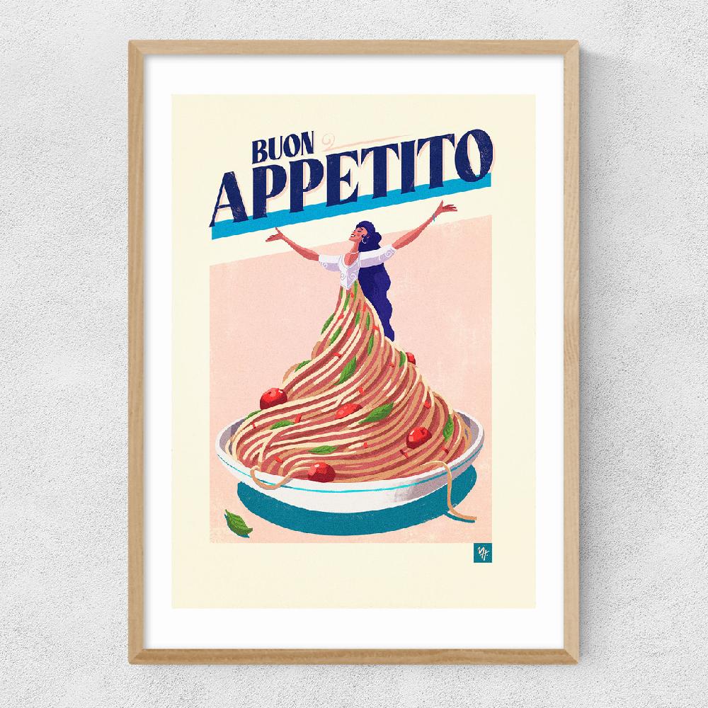East End Prints Buon Appettito