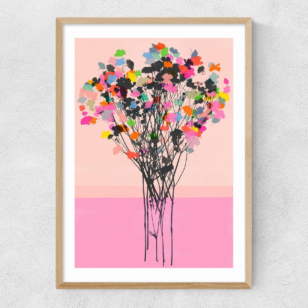 East End Prints Buttercups Pink