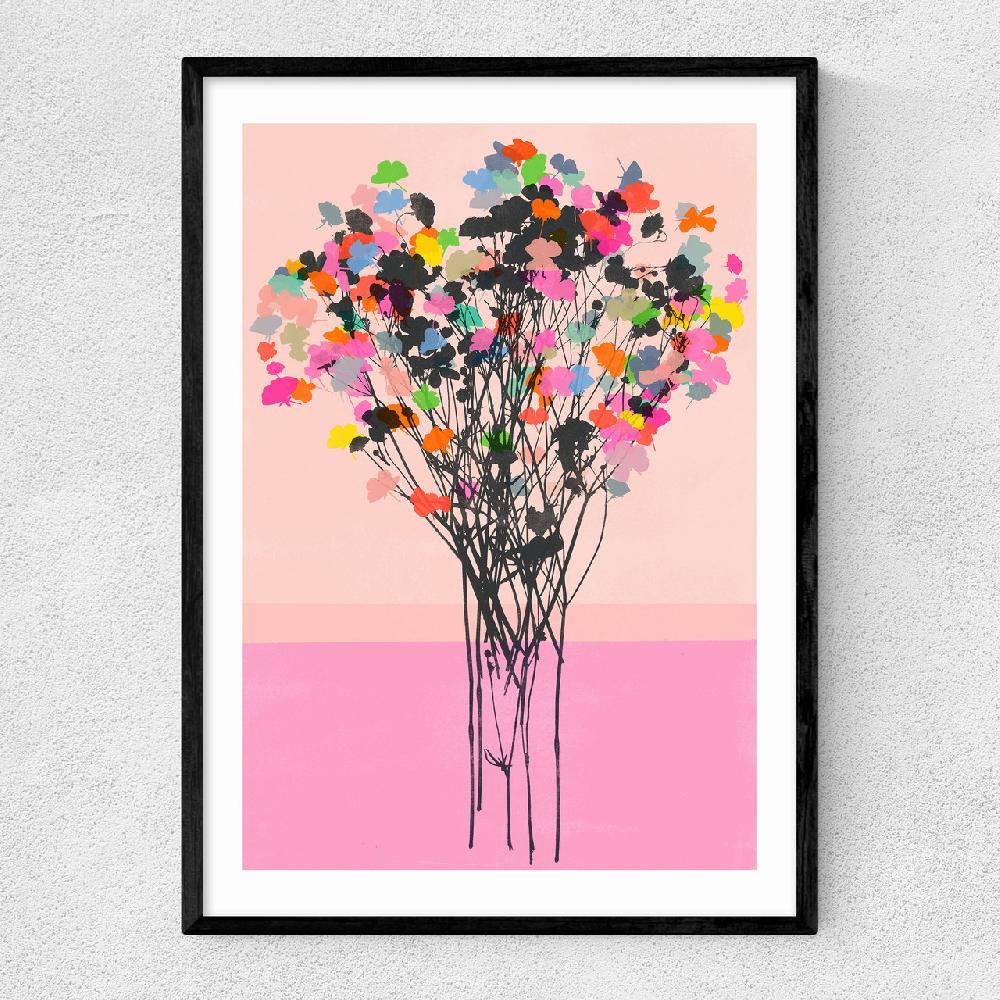 east end prints Buttercups Pink