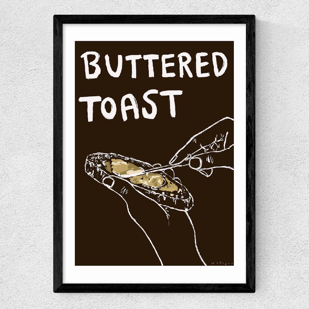 East End Prints Buttered Toast