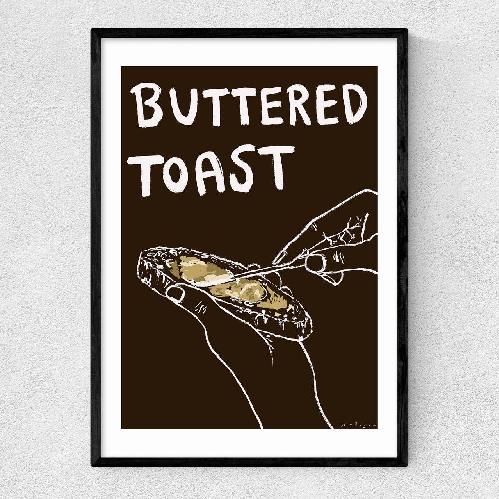 East End Prints Buttered Toast
