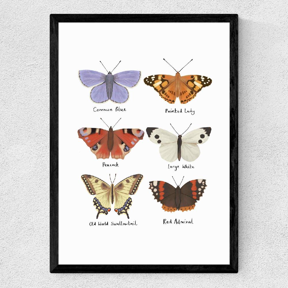 East End Prints Butterflies By Kid Of The Village
