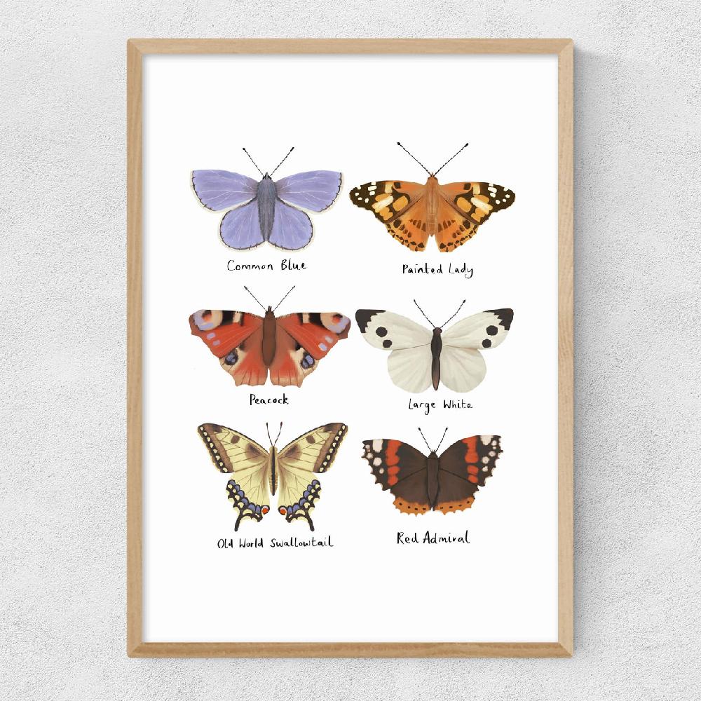 East End Prints Butterflies By Kid Of The Village