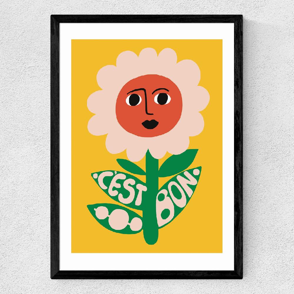 East End Prints C'est Bon Flower