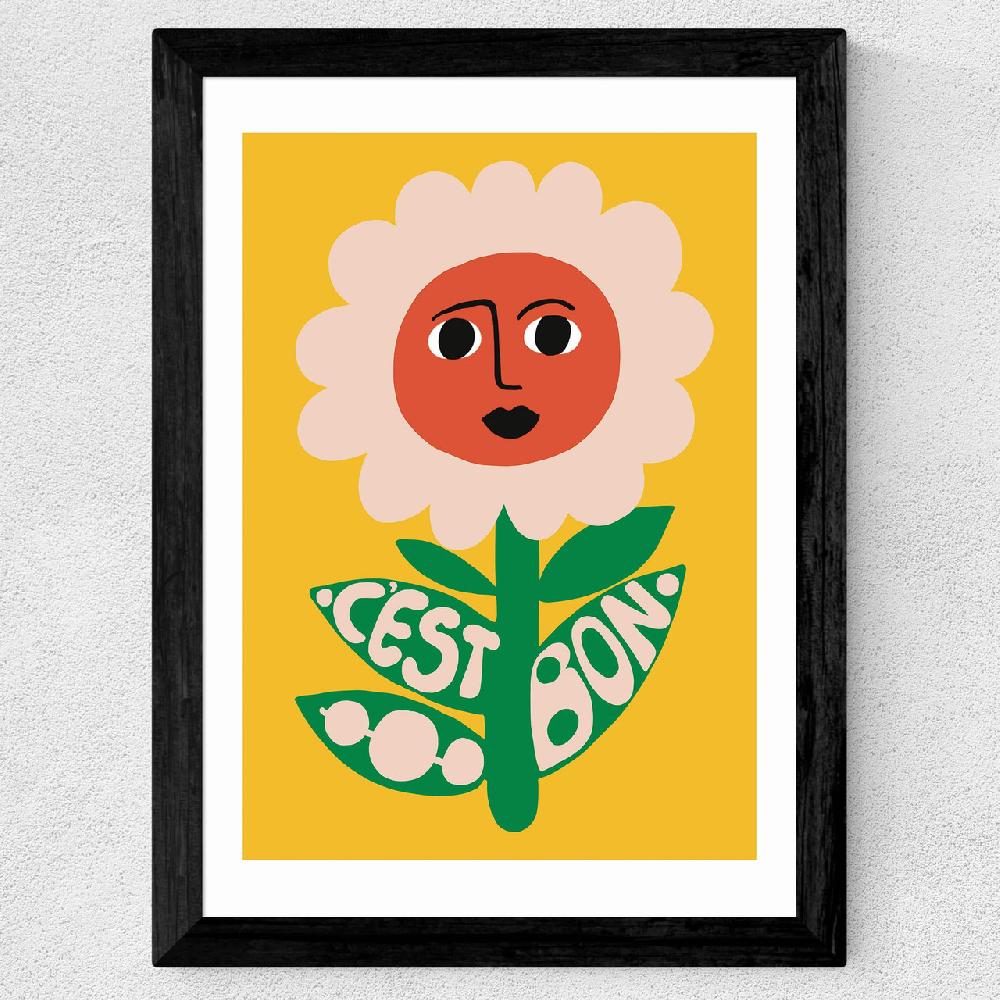 East End Prints C'est Bon Flower