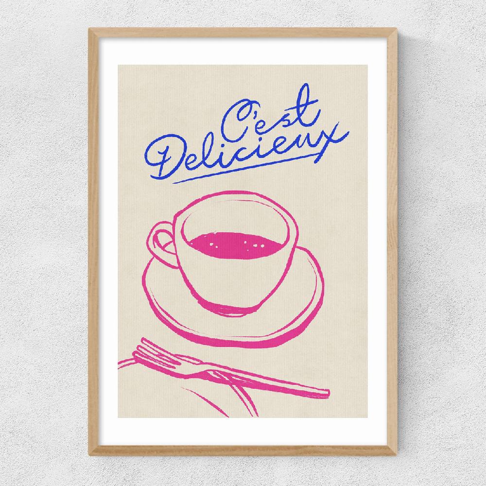 East End Prints C'est Delicieux