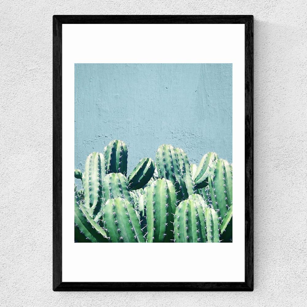 East End Prints Cactus And Teal