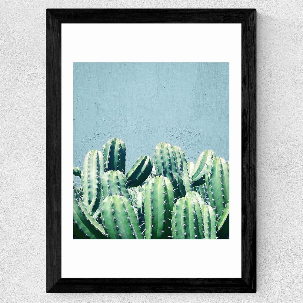 East End Prints Cactus And Teal