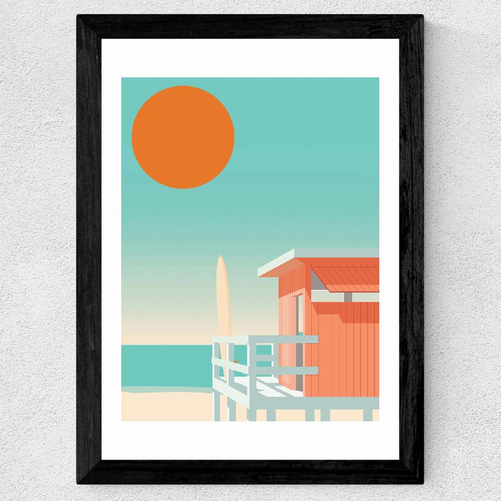 East End Prints California Beach By Keeler & Sidaway