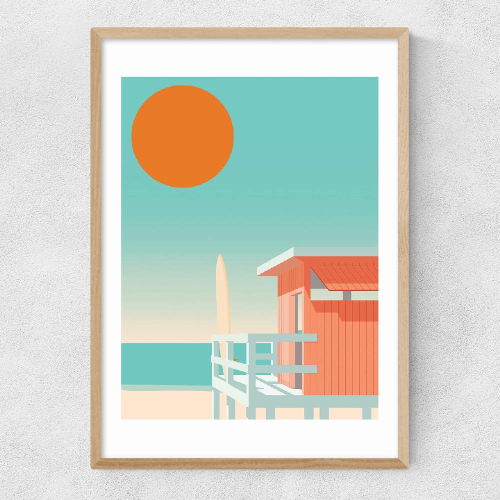 East End Prints California Beach By Keeler & Sidaway