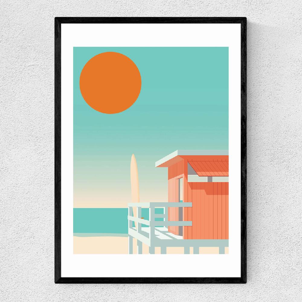 east end prints California Beach by Keeler & Sidaway