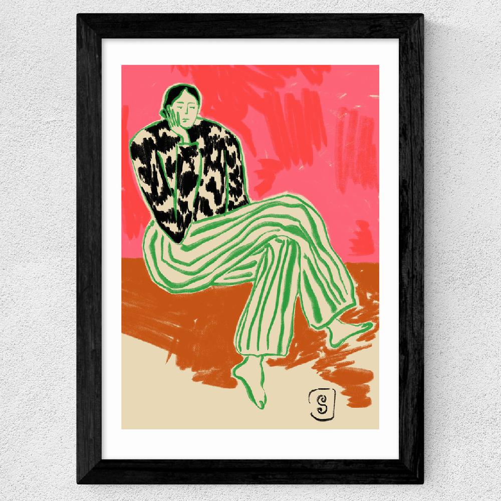 East End Prints Calm Woman