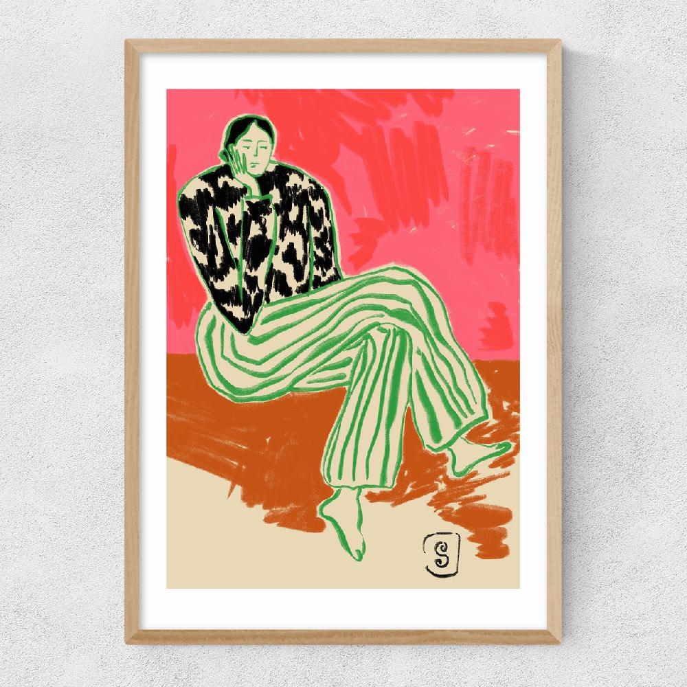 East End Prints Calm Woman