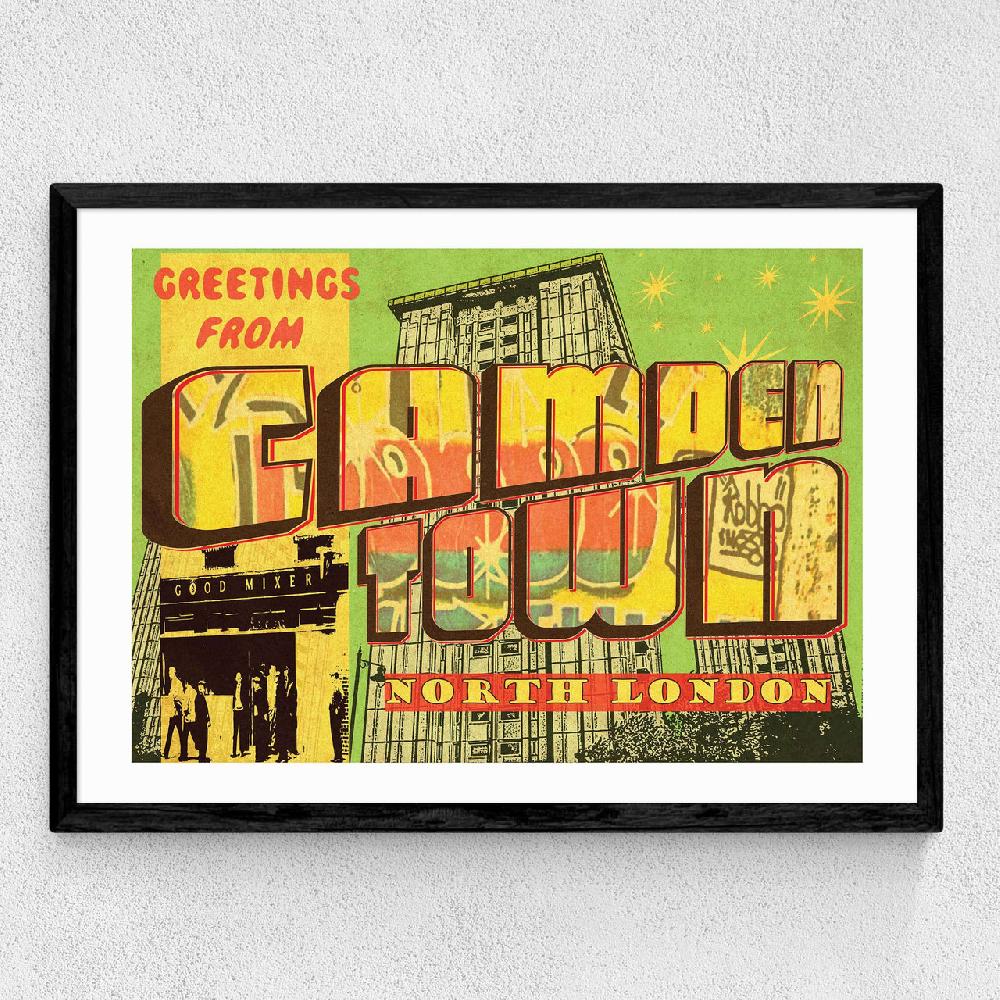 East End Prints Camden Town Postcard