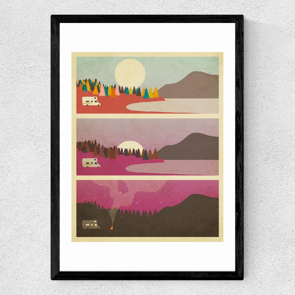 East End Prints Campfire By Jazzberry Blue