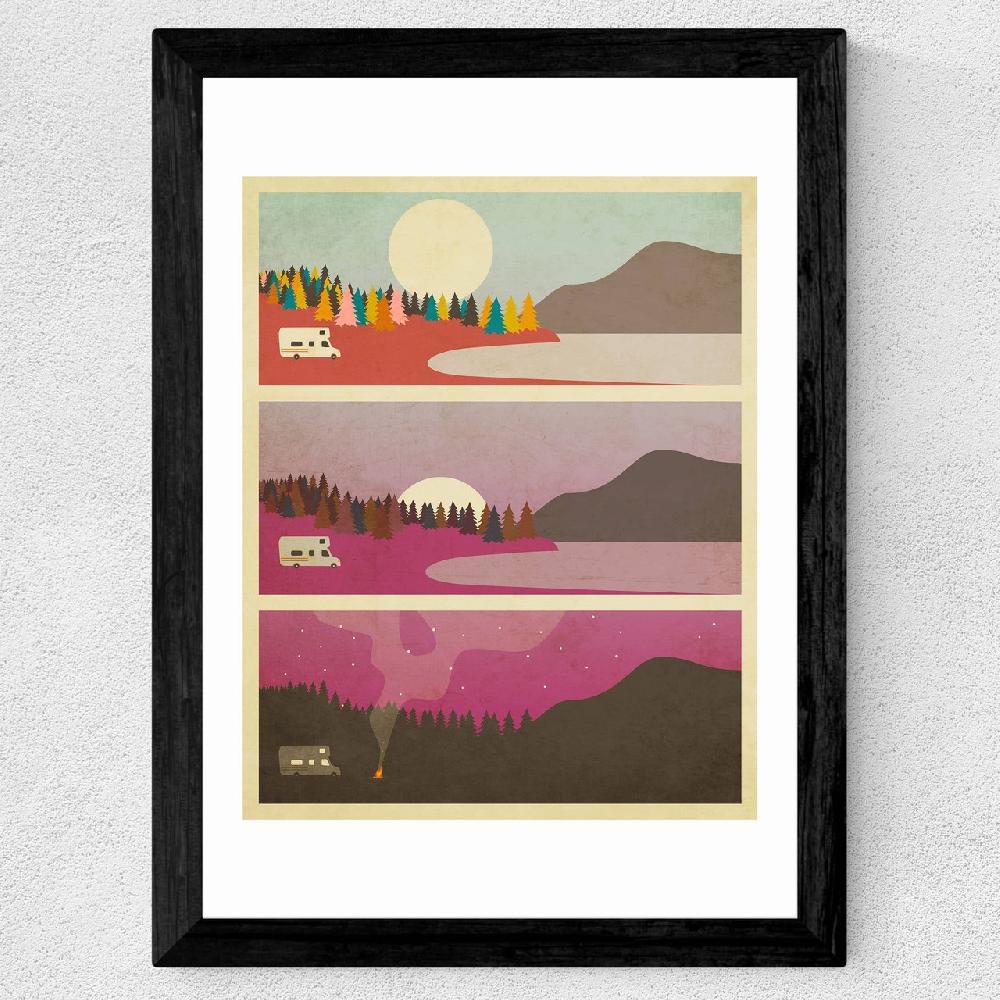 East End Prints Campfire By Jazzberry Blue