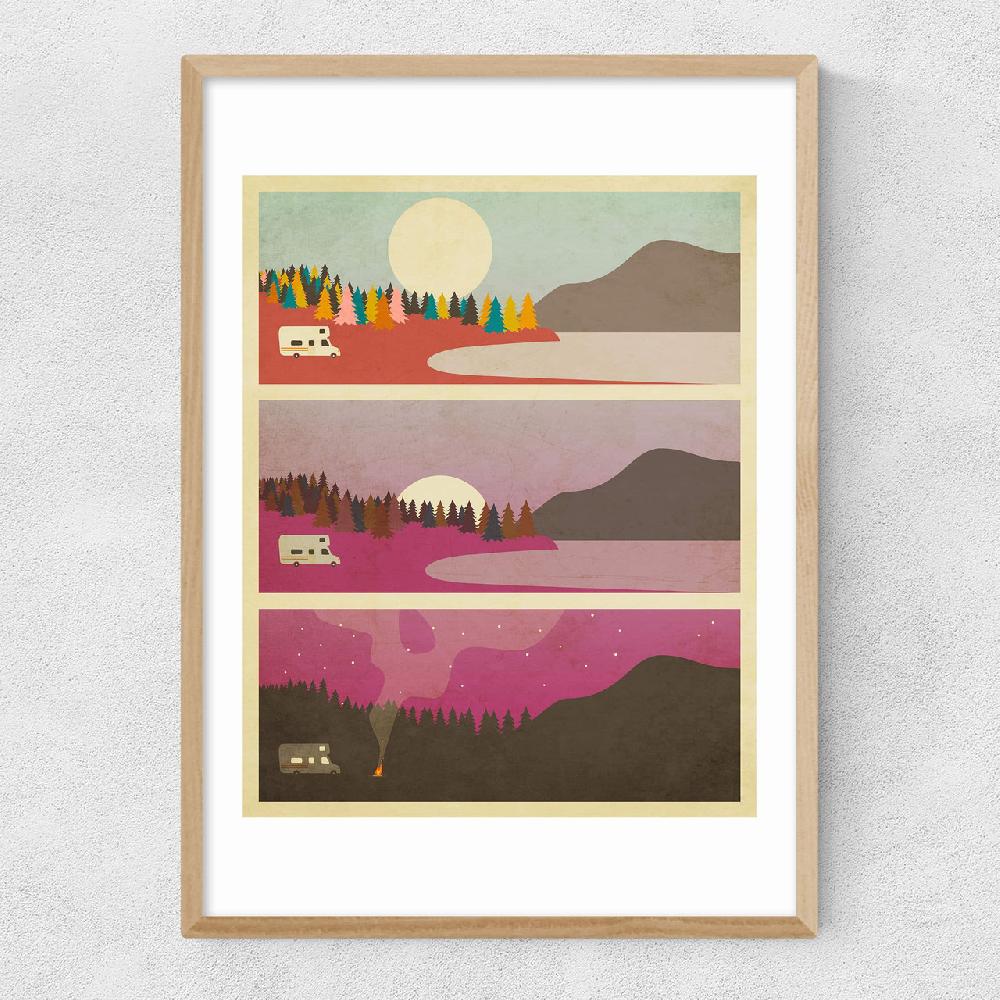 East End Prints Campfire By Jazzberry Blue