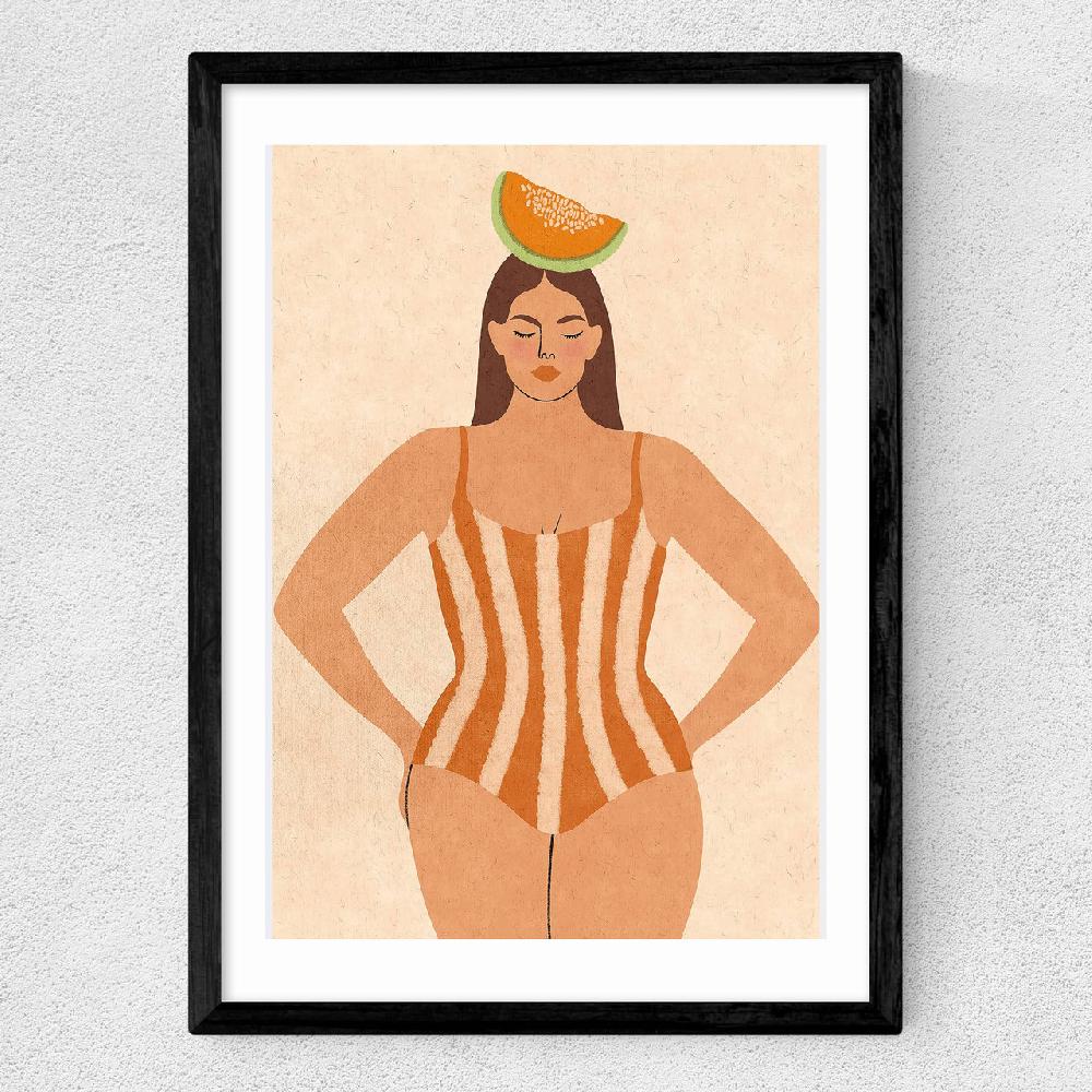 East End Prints Cantaloupe Bae