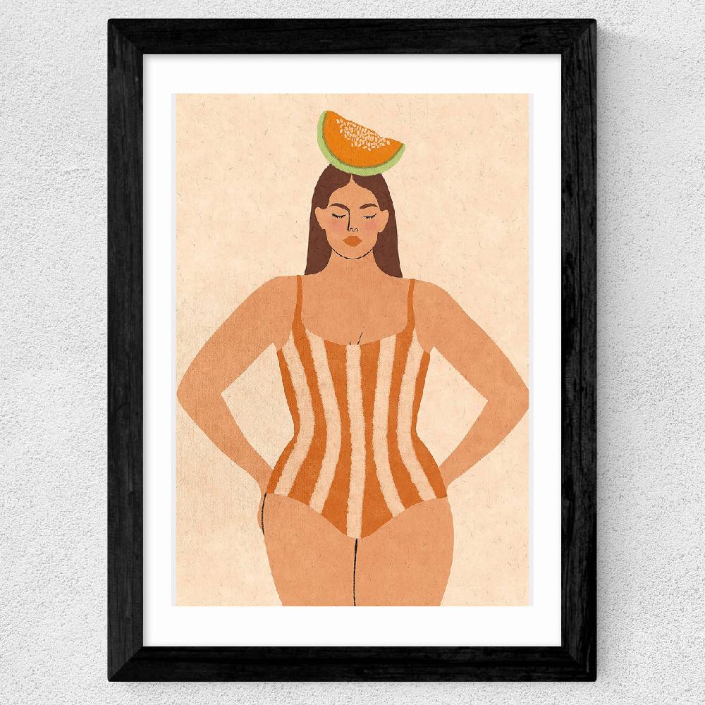 East End Prints Cantaloupe Bae