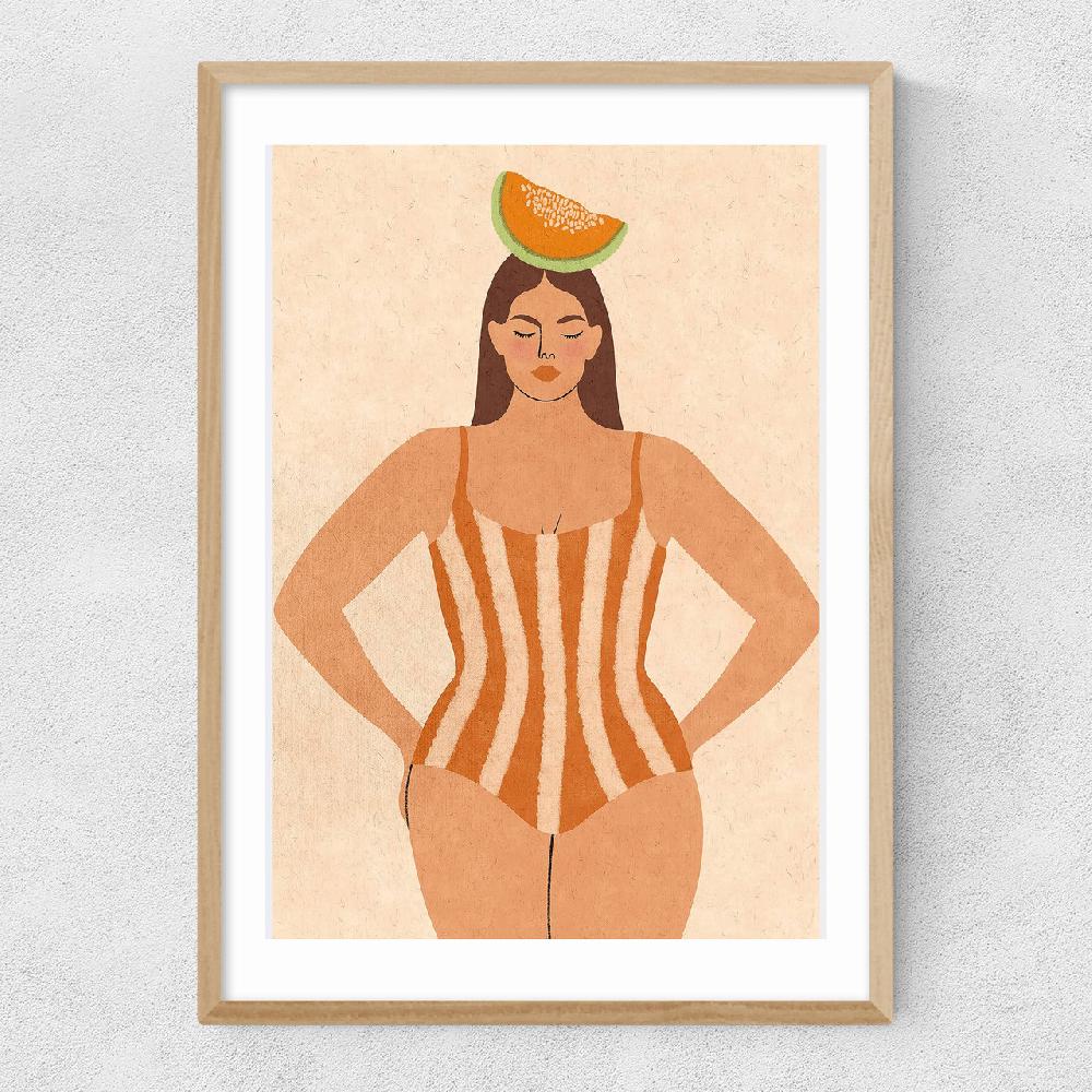East End Prints Cantaloupe Bae