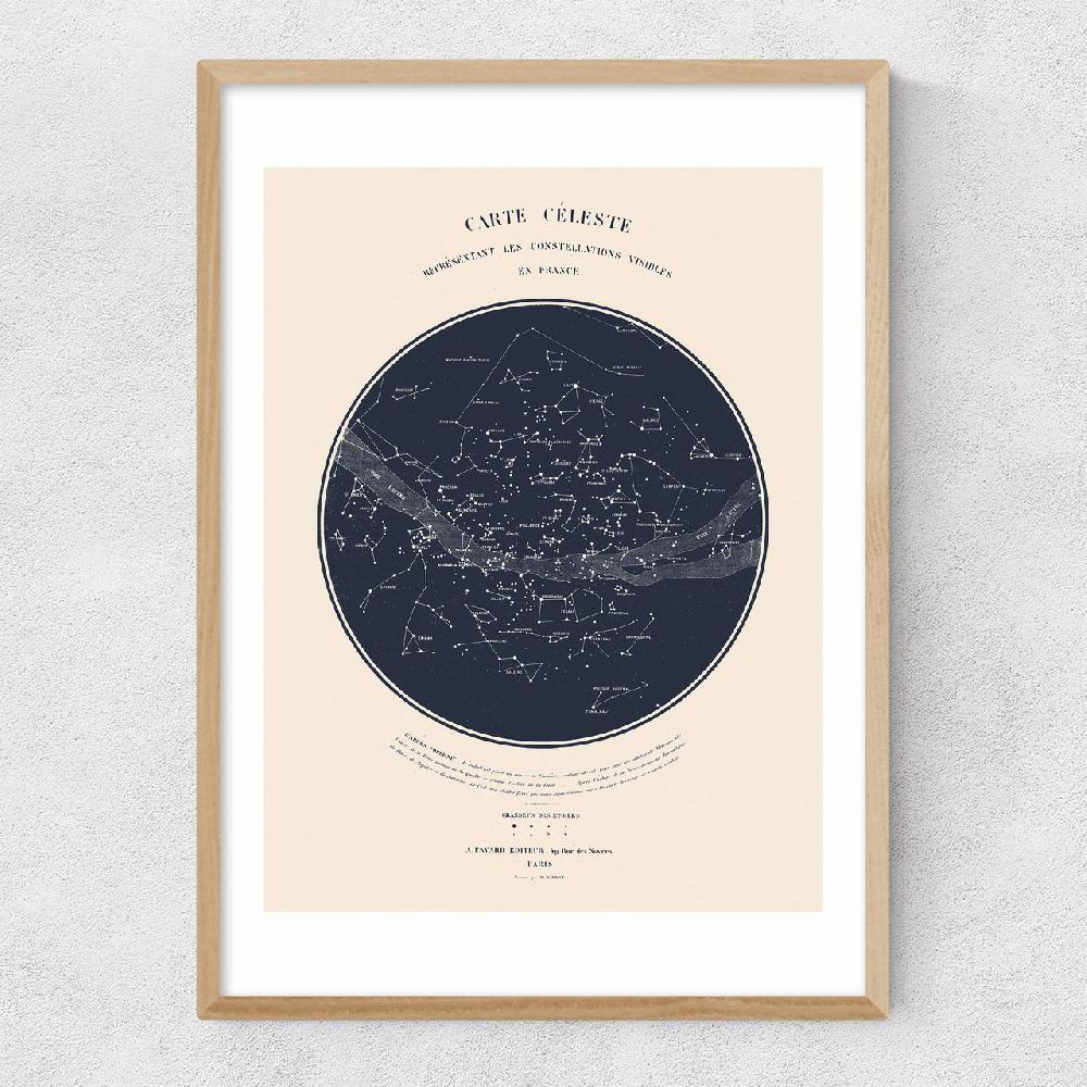 East End Prints Carte Du Ciel By Aster