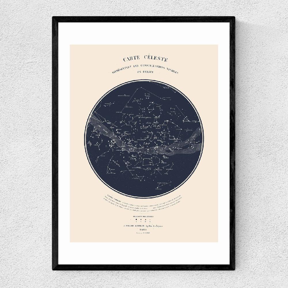 East End Prints Carte Du Ciel By Aster