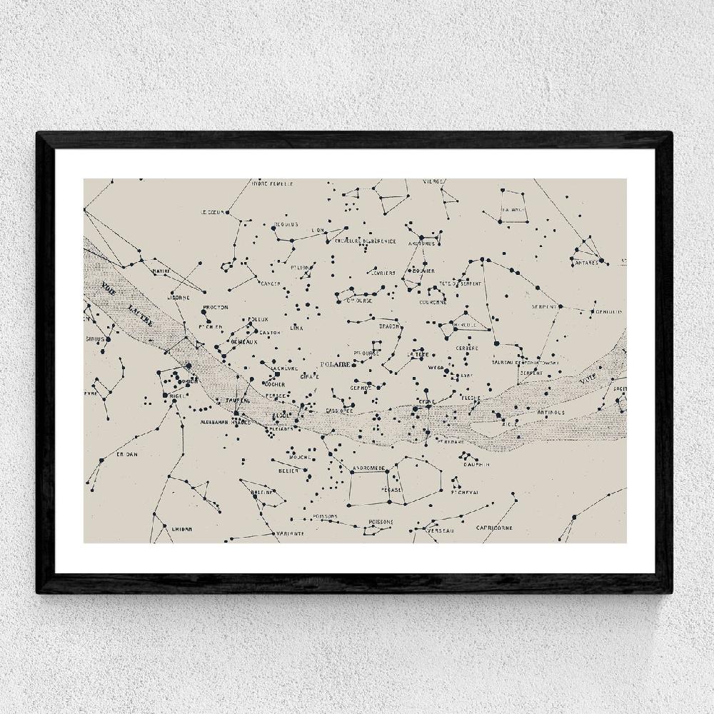 East End Prints Carte Du Ciel II By Aster