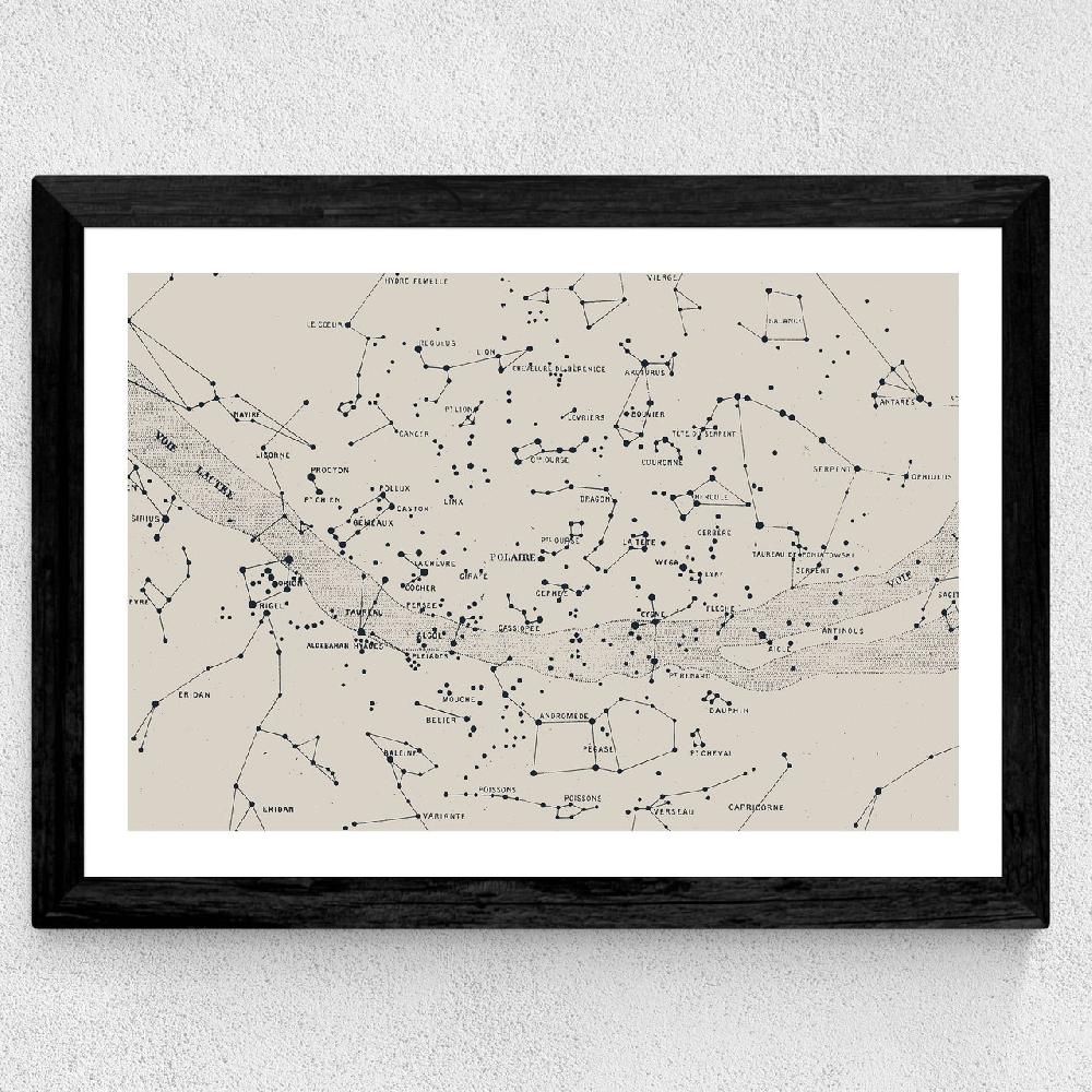 East End Prints Carte Du Ciel II By Aster