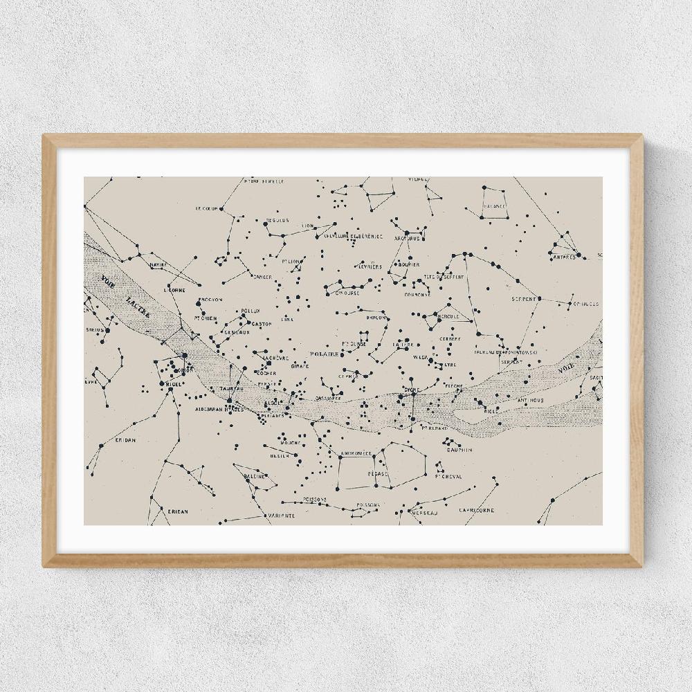 East End Prints Carte Du Ciel II By Aster