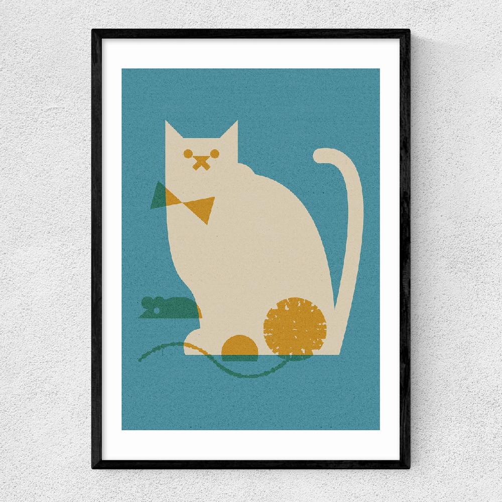east end prints Cat and Mouse