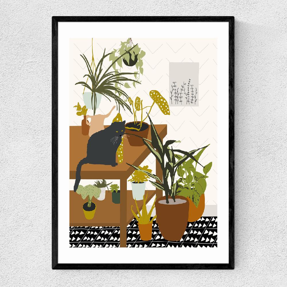 east end prints Cat House Plants