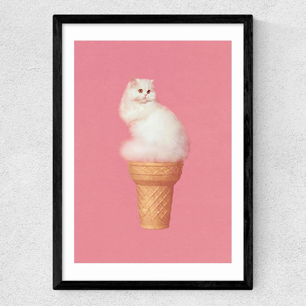 East End Prints Cat Ice Cream