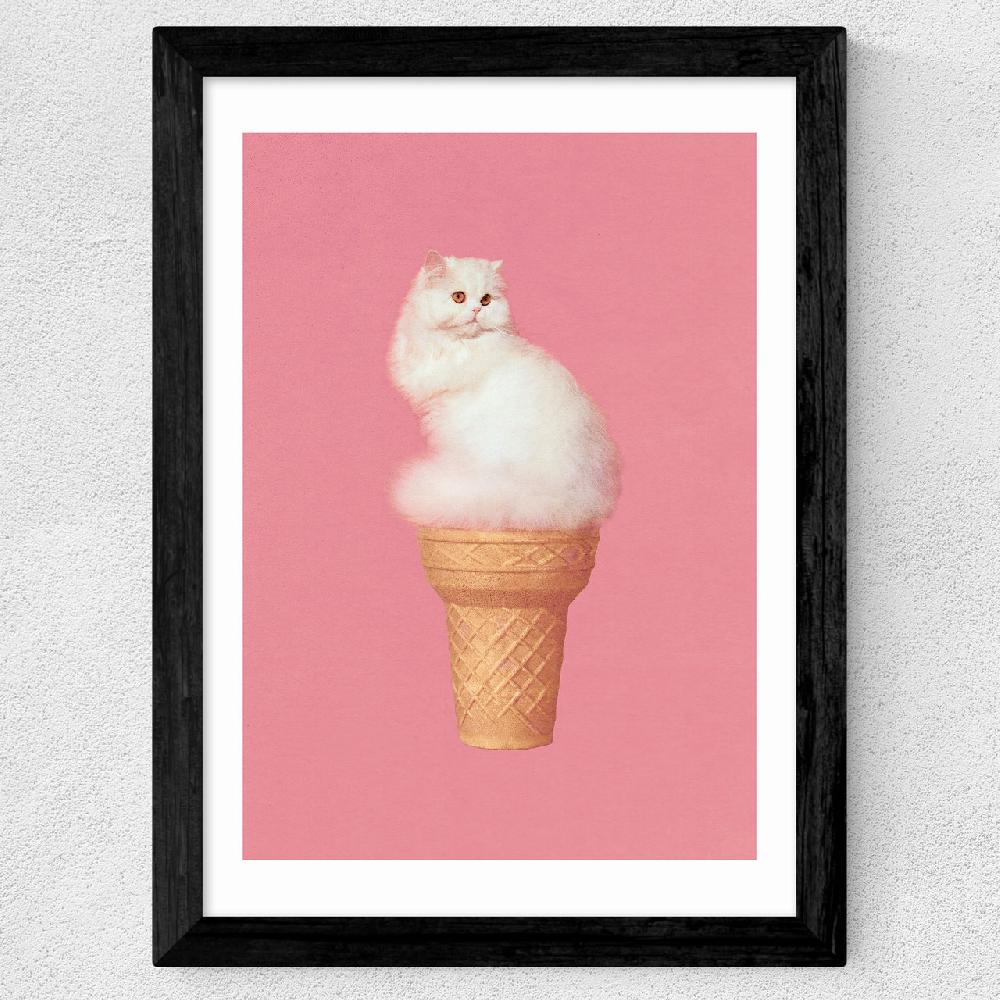 East End Prints Cat Ice Cream