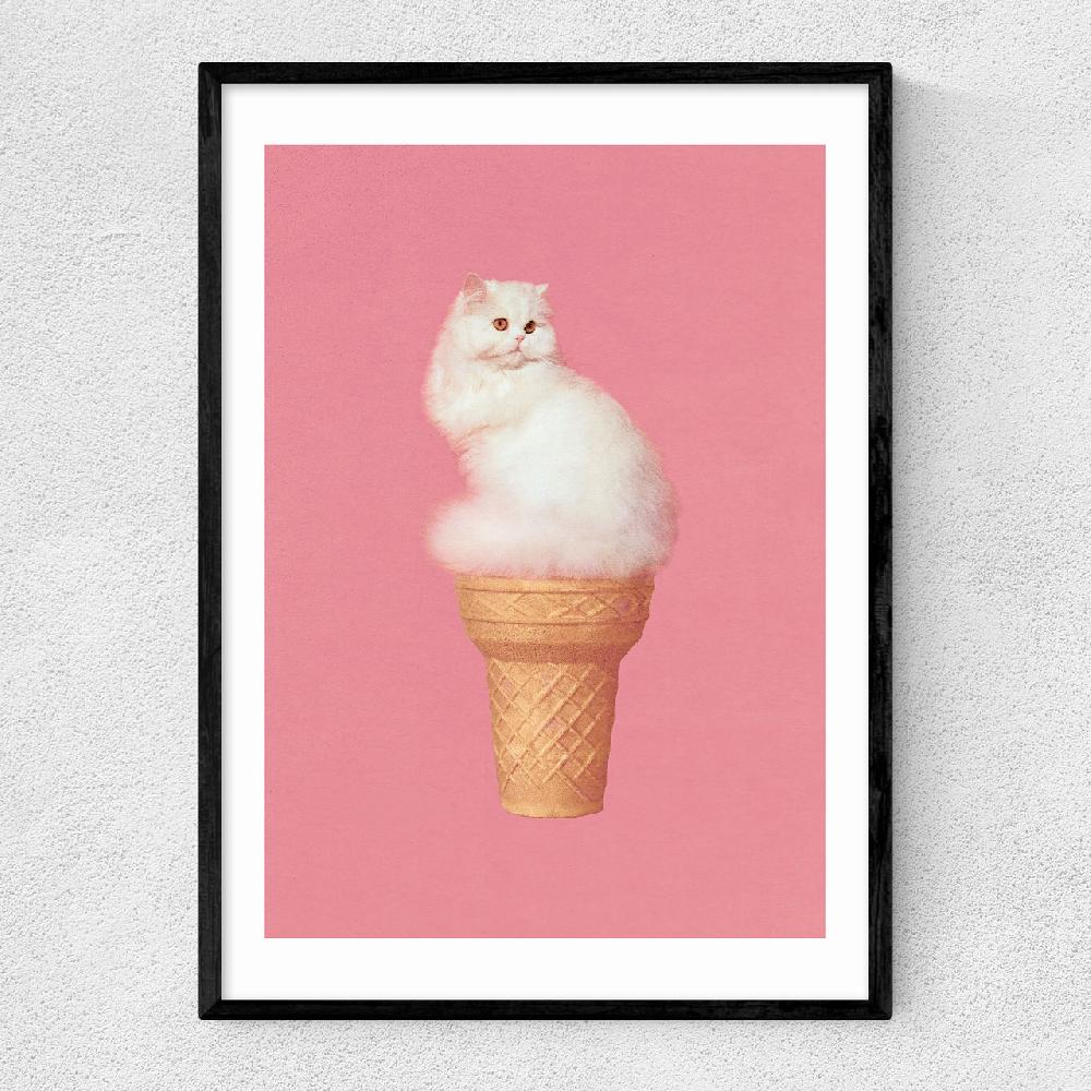 east end prints Cat Ice Cream