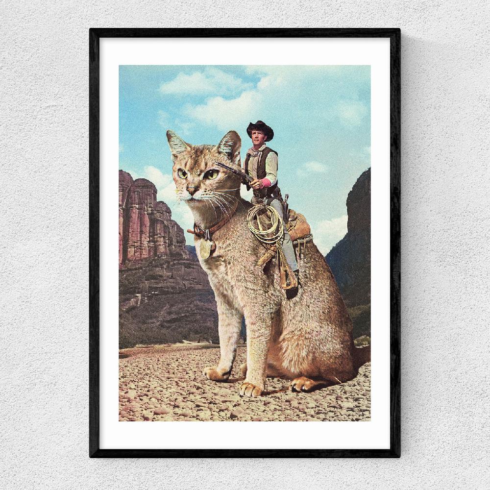 east end prints Cat Lone Ranger