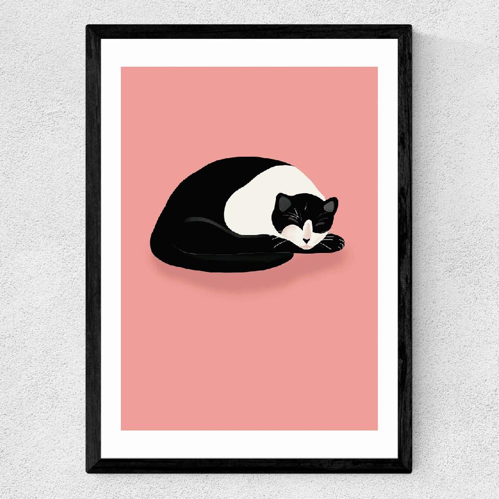 East End Prints Cat Nap