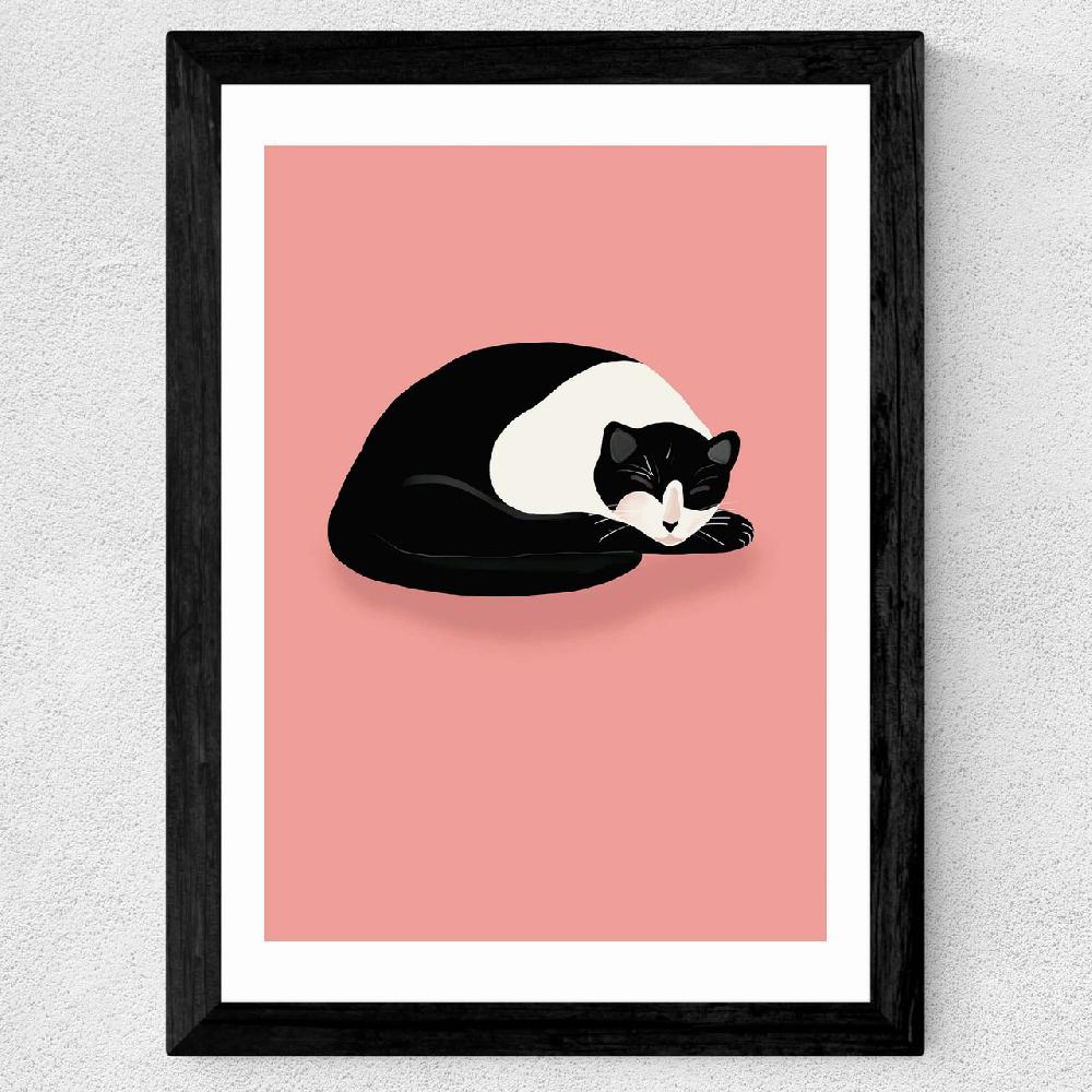 East End Prints Cat Nap