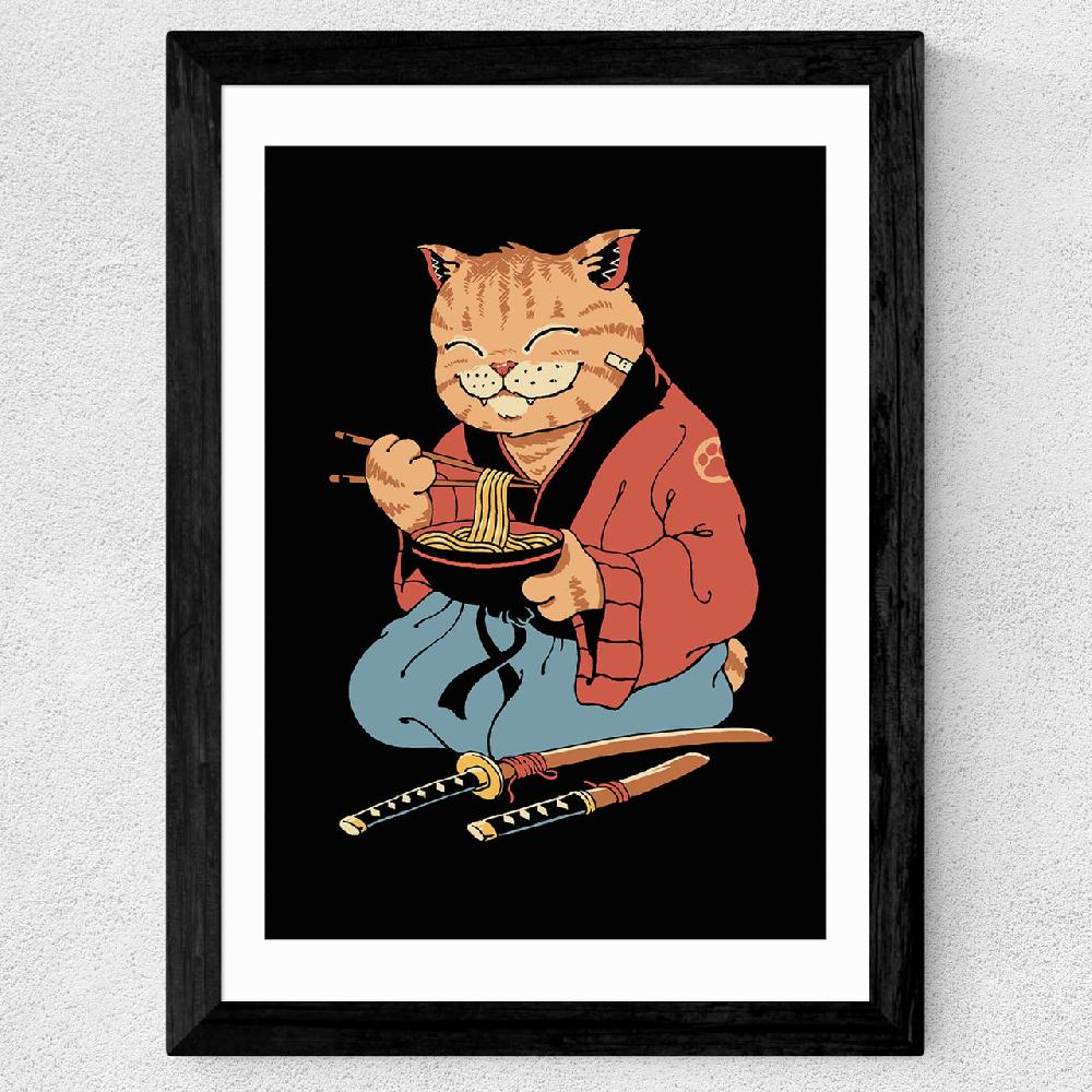 East End Prints Cat Ramen