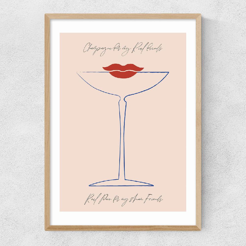 East End Prints Champagne