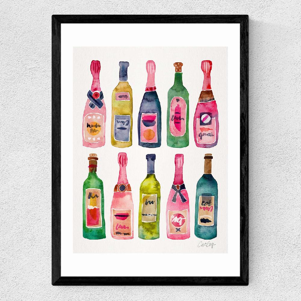 East End Prints Champagne By Cat Coquillette