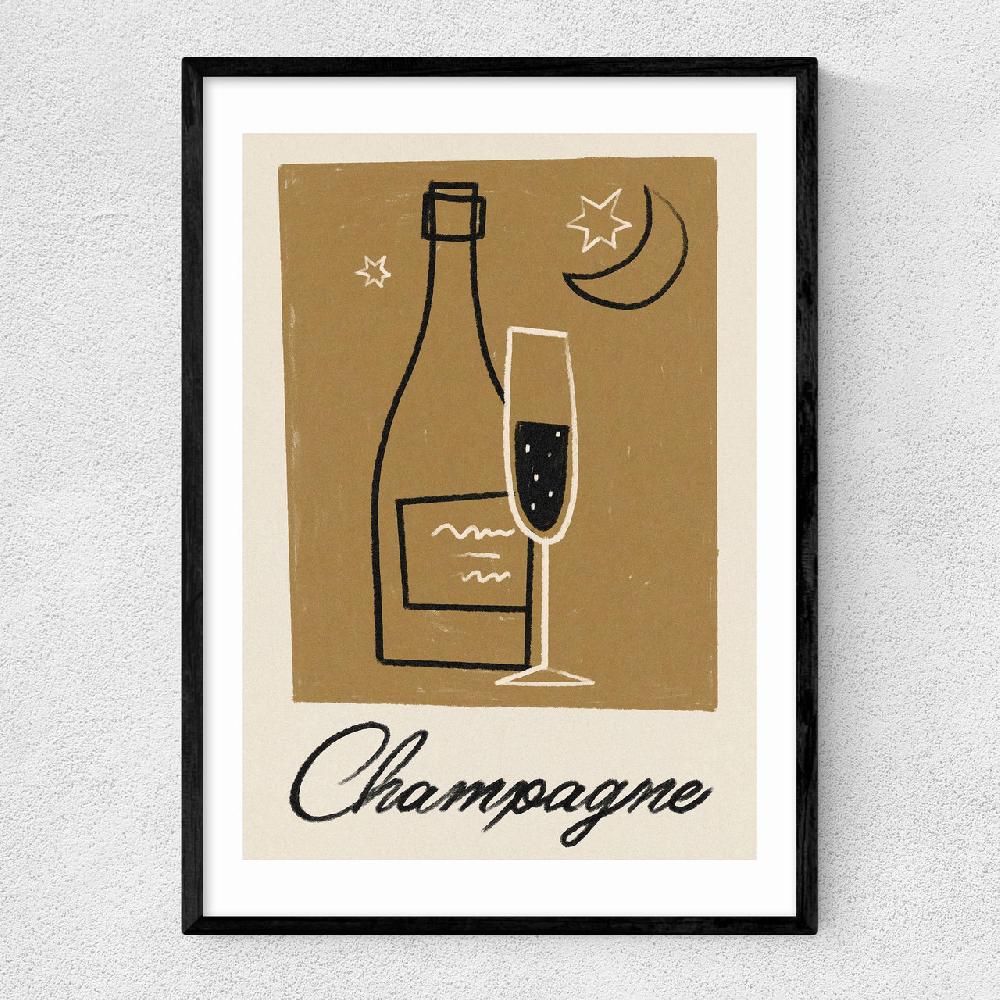 east end prints Champagne by Telegramme Paper Co