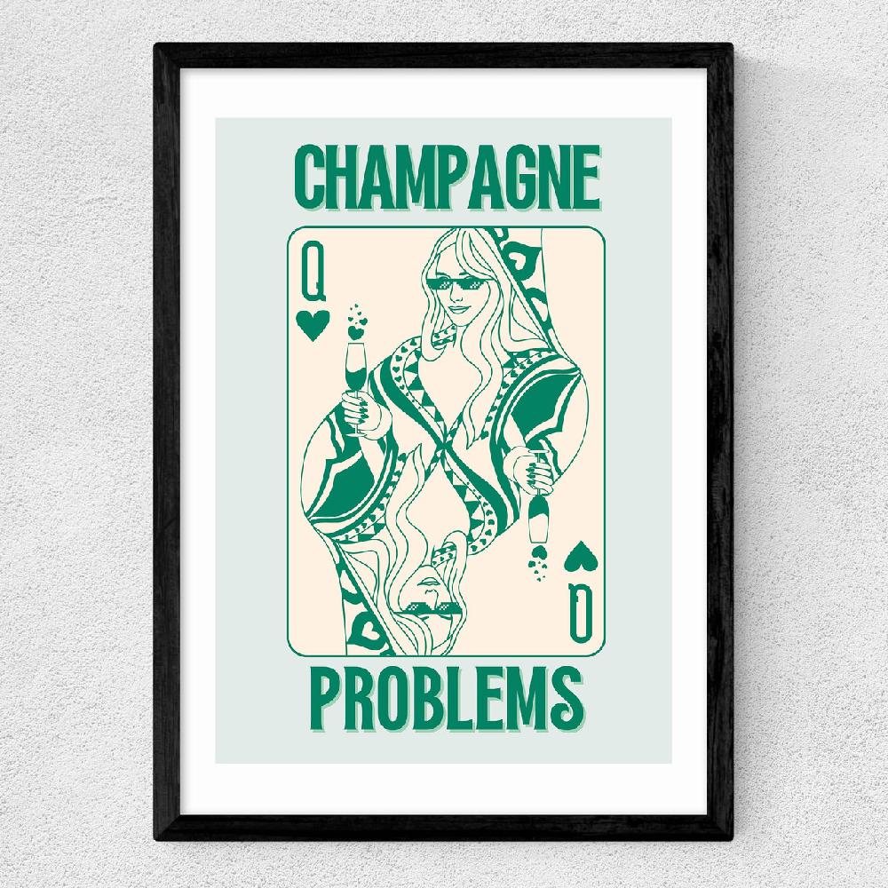 East End Prints Champagne Problems