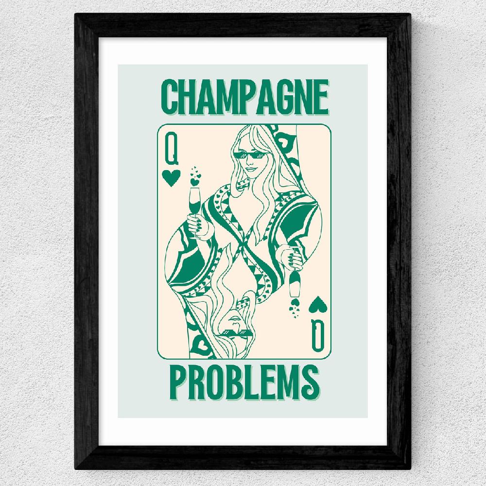 East End Prints Champagne Problems