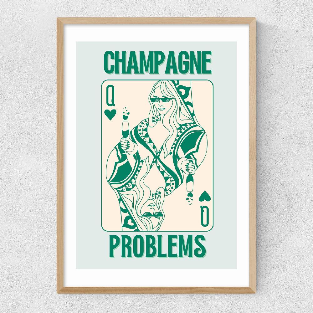 East End Prints Champagne Problems
