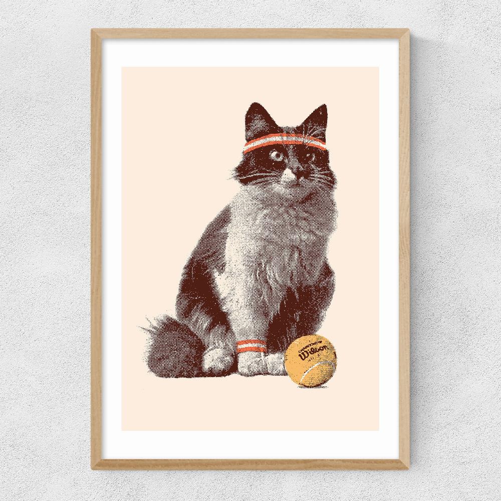 East End Prints Chat Tennis