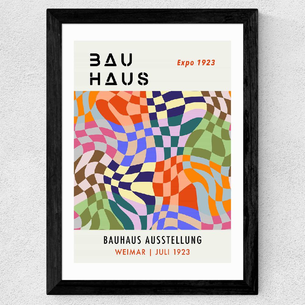 East End Prints Checkered Bauhaus