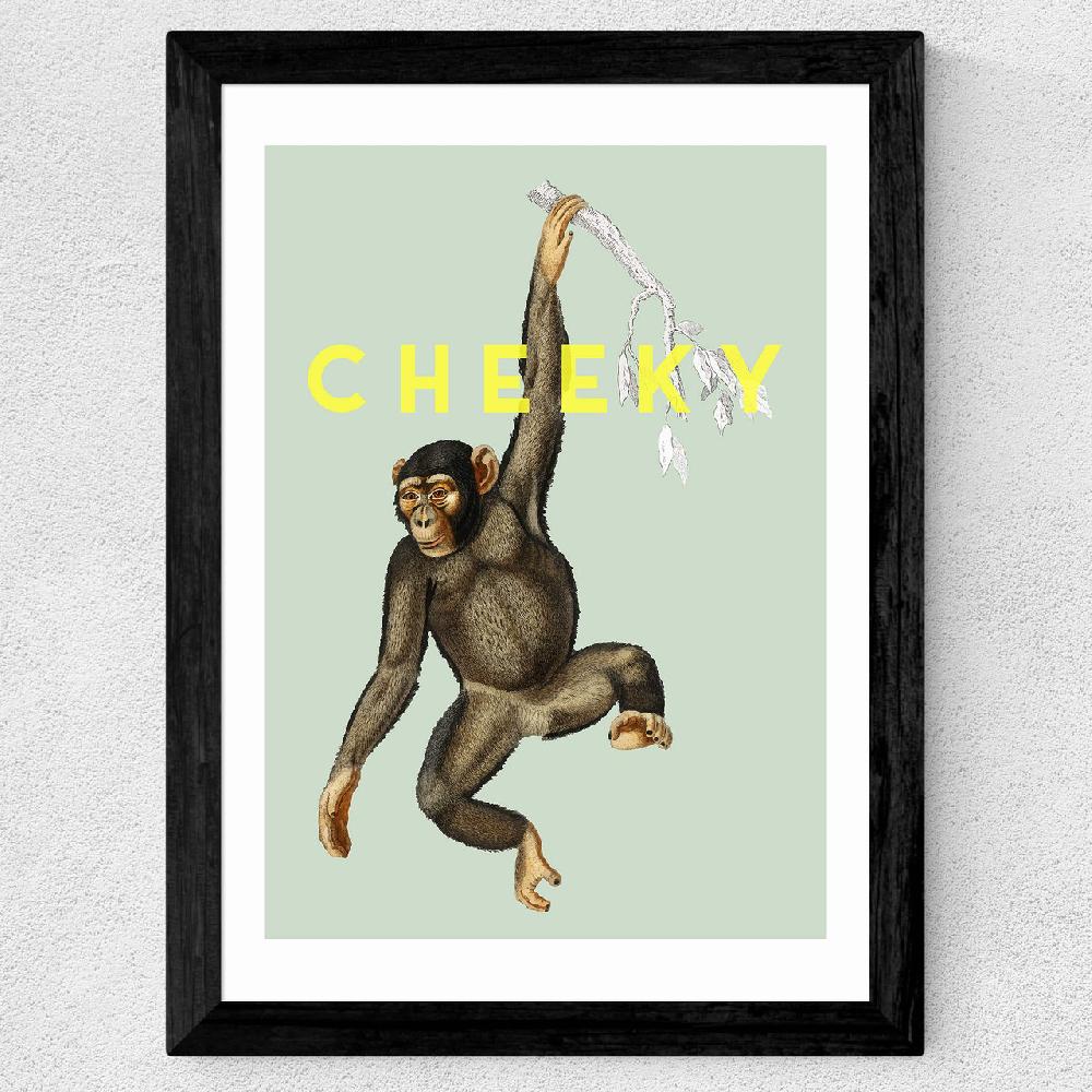 East End Prints Cheeky Monkey