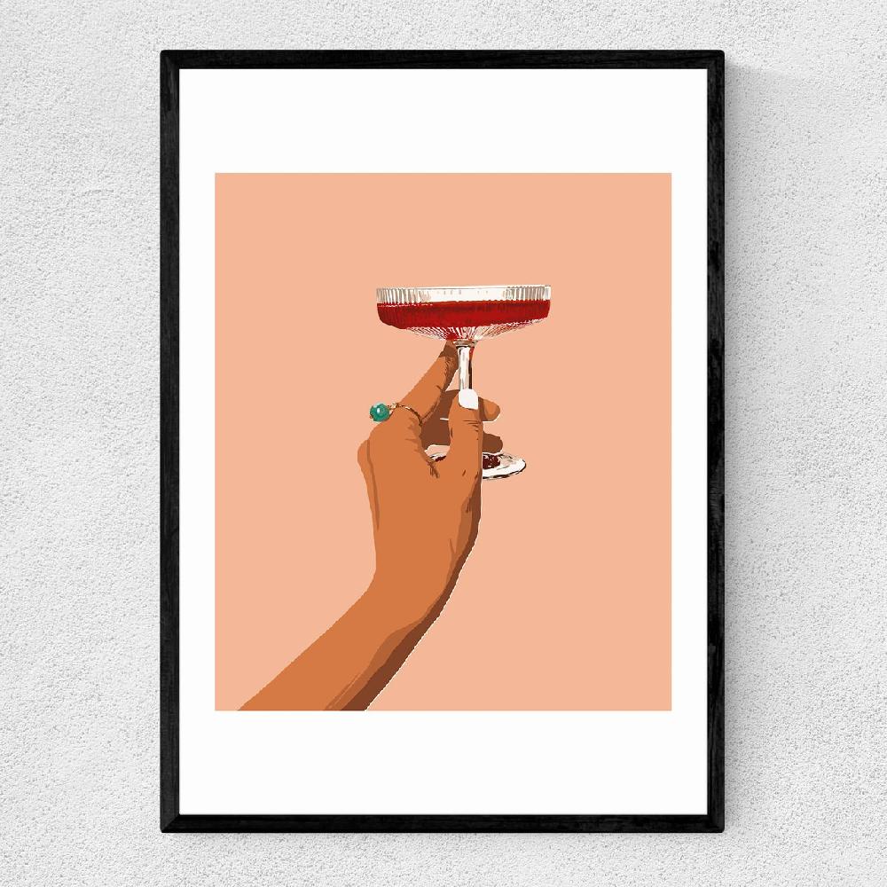 east end prints Cheers to Love