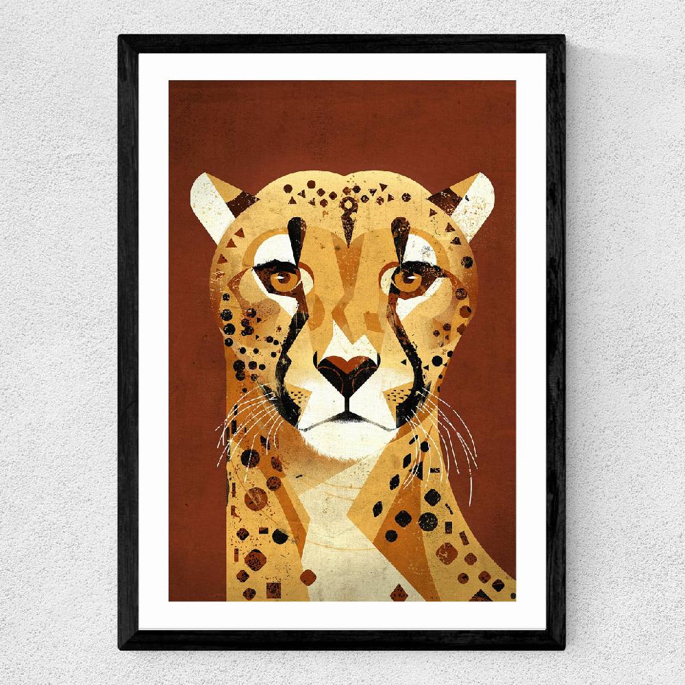 East End Prints Cheetah
