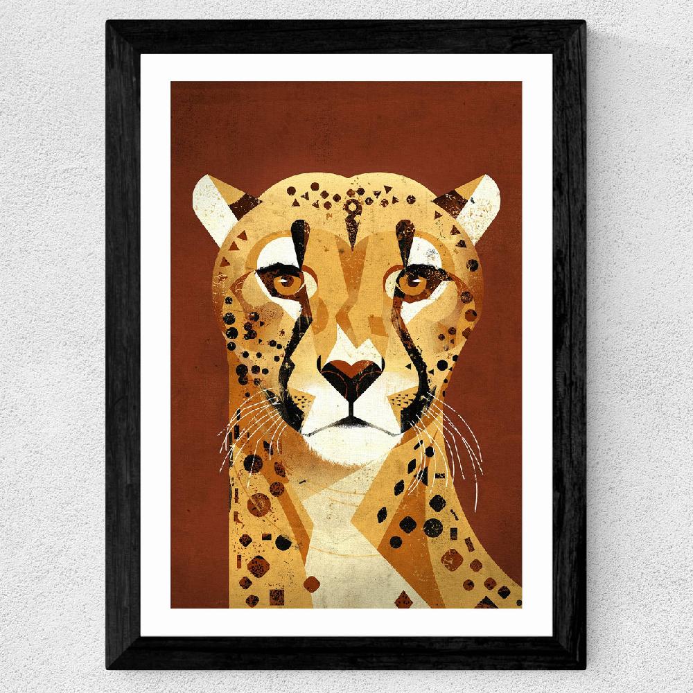 East End Prints Cheetah